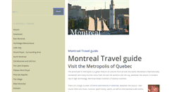 Desktop Screenshot of montreal-travelguide.com